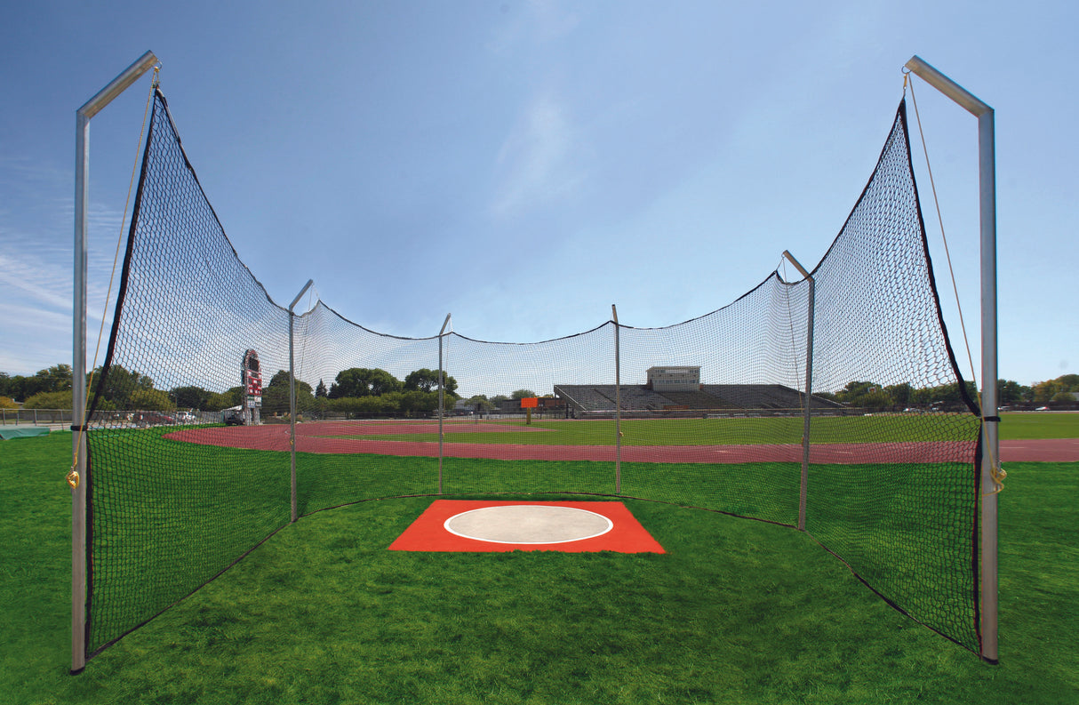 Steel Discus Cage w/ Net 14' Cantilevered