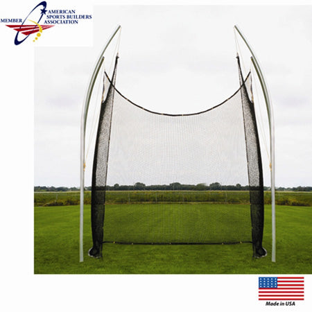 Aluminum 14' Elite Shot Put Cage w/ Net