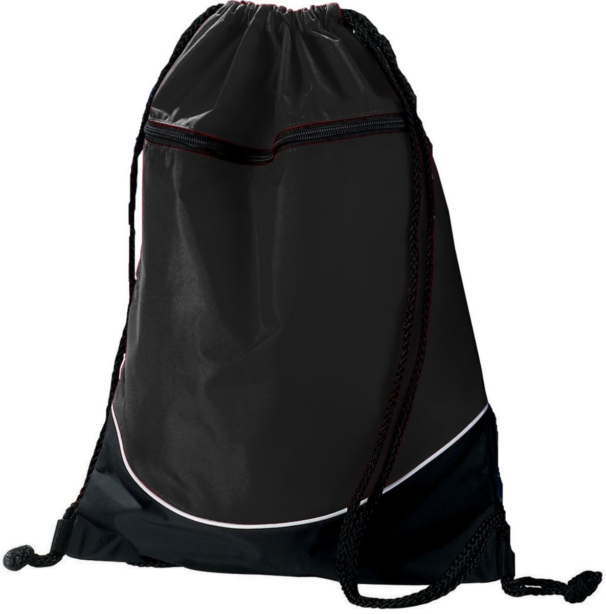 Tri-Color Drawstring Backpack