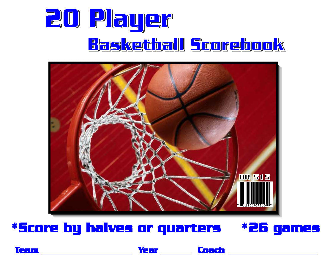 Basketball Scorebook - 26 Game