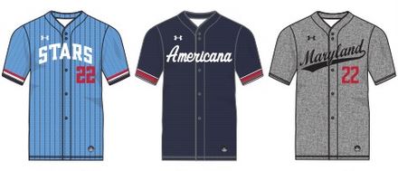 Armourfuse Gametime Full Button Baseball Jersey