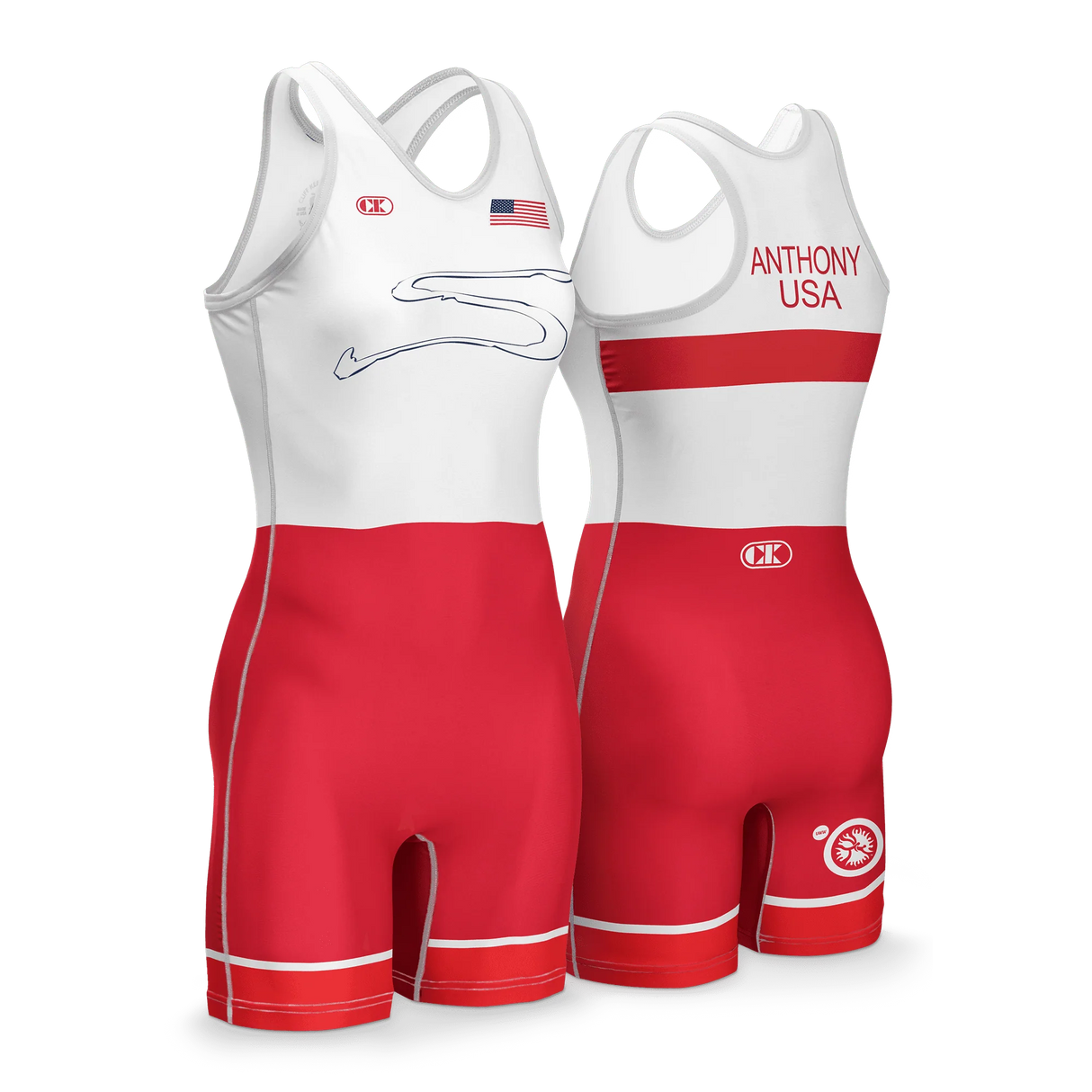 Women's International UWW (Olympic Style) Cut Singlet