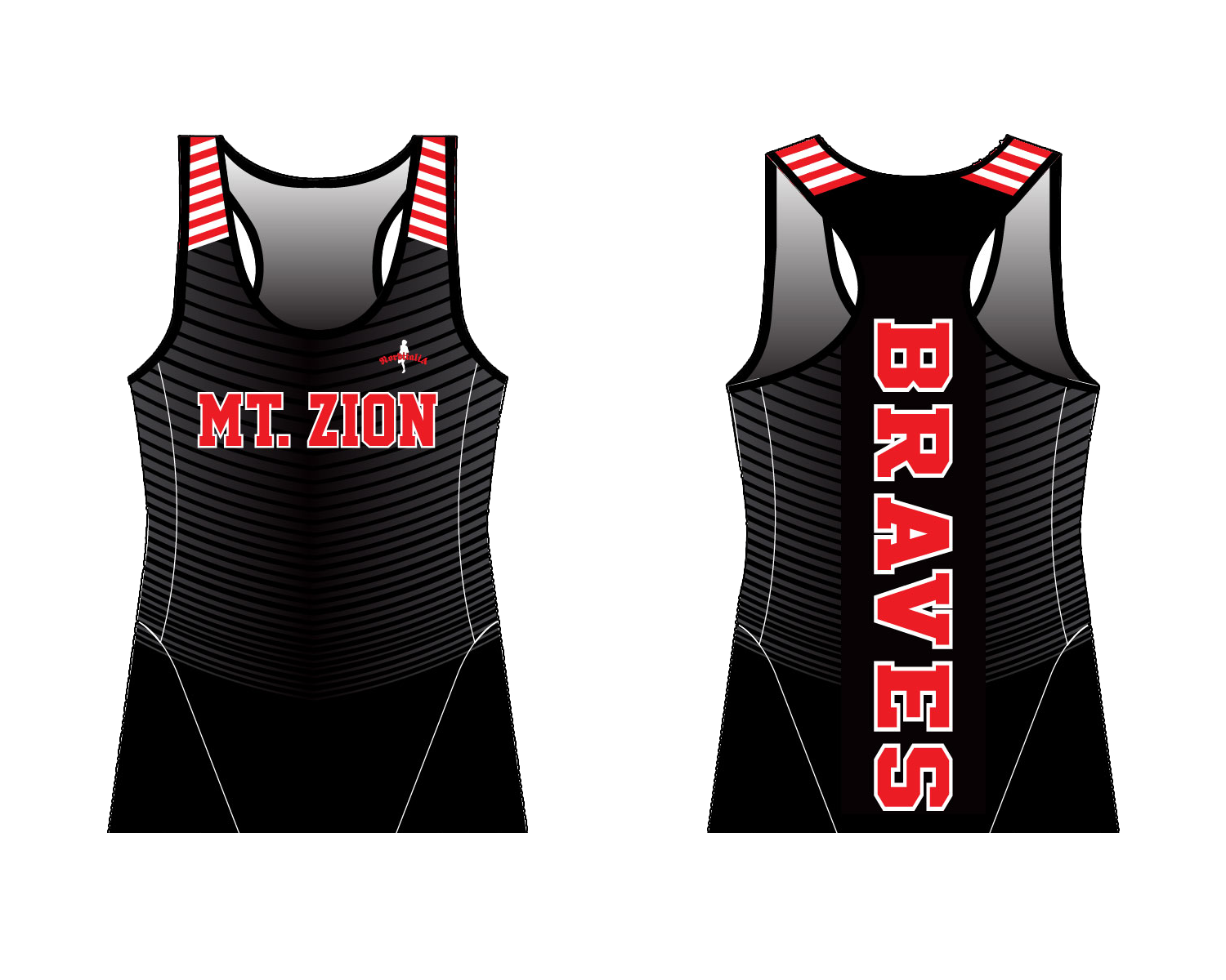 Full Custom Ladies Compression Racerback