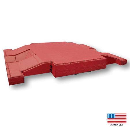 Double-Front Sky Flight Olympic Pole Vault Pit