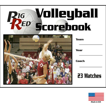 Volleyball Scorebook (23 Matches)