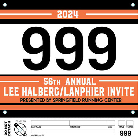 Custom Bib with Tearoff