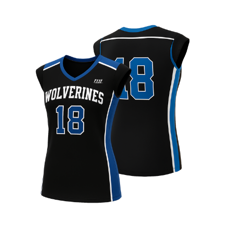 Full Custom Cap Sleeve Volleyball Jersey