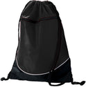 Tri-Color Drawstring Backpack