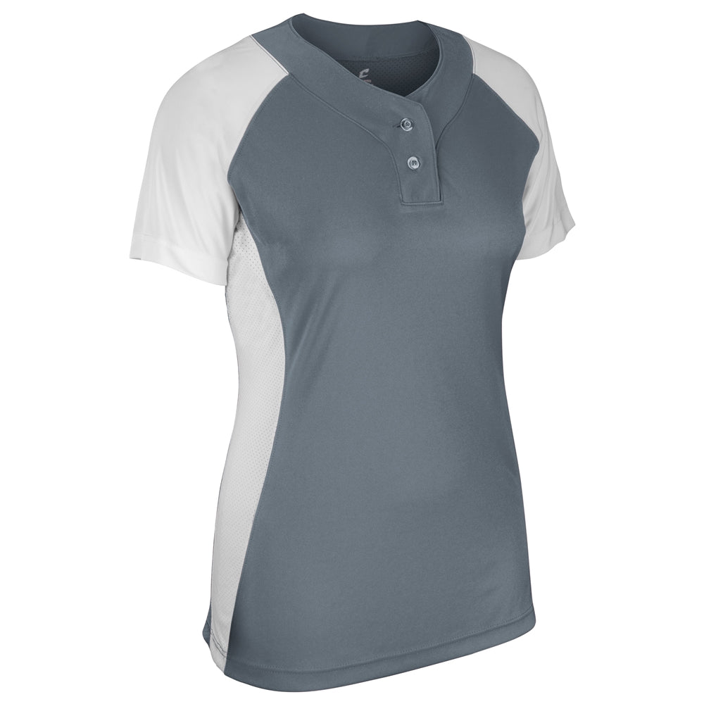 Youth Infinite 2-Button Short Sleeve Jersey