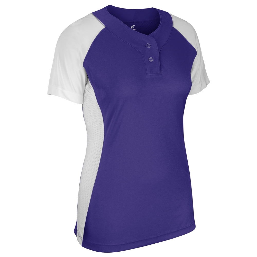 Youth Infinite 2-Button Short Sleeve Jersey