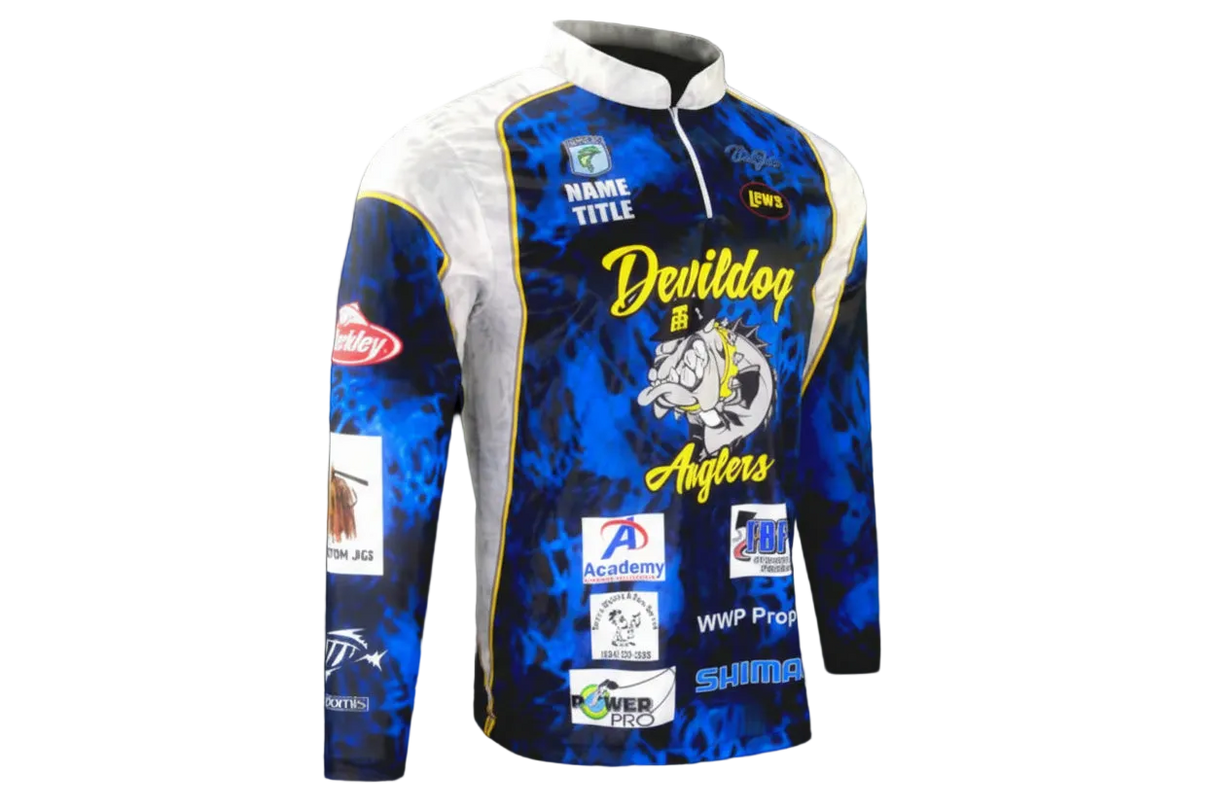 Full Custom 1/4" Long Sleeve Fishing Tee