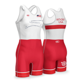 Women's International UWW (Olympic Style) Cut Singlet