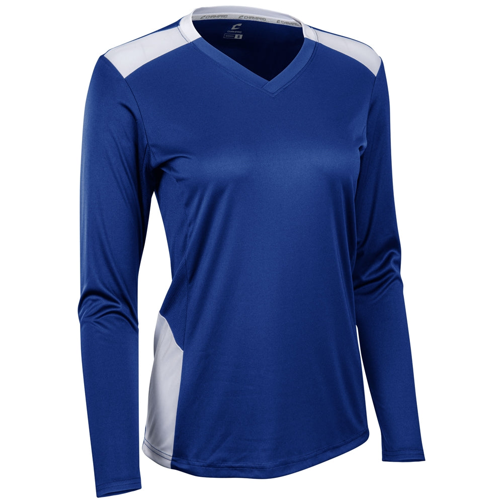 CHAMPRO Youth Rally Long Sleeve Volleyball Jersey – First to the