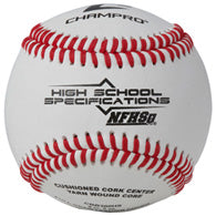 NFHS - Full Grain Leather Cover Baseball (Dozen)